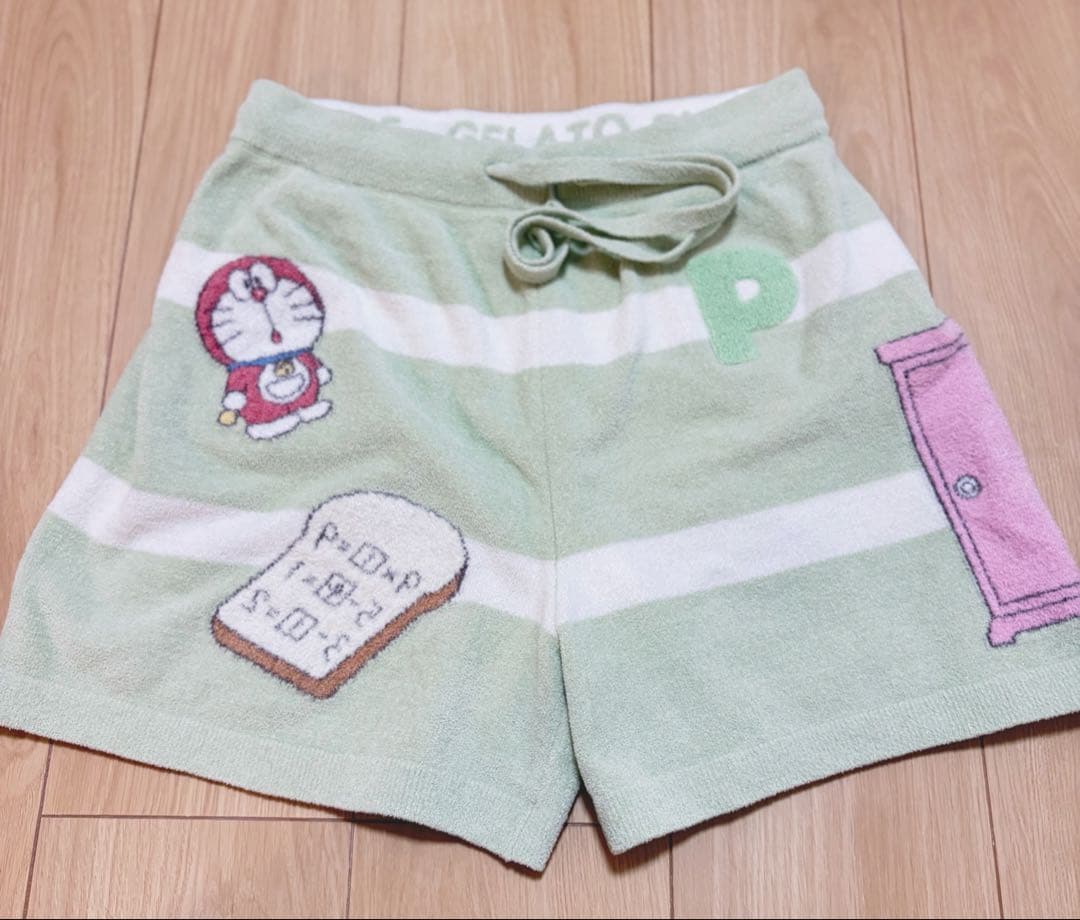 美品ジェラートピケ 【ドラえもん】ジャガードプルオーバー&ショートパンツ
