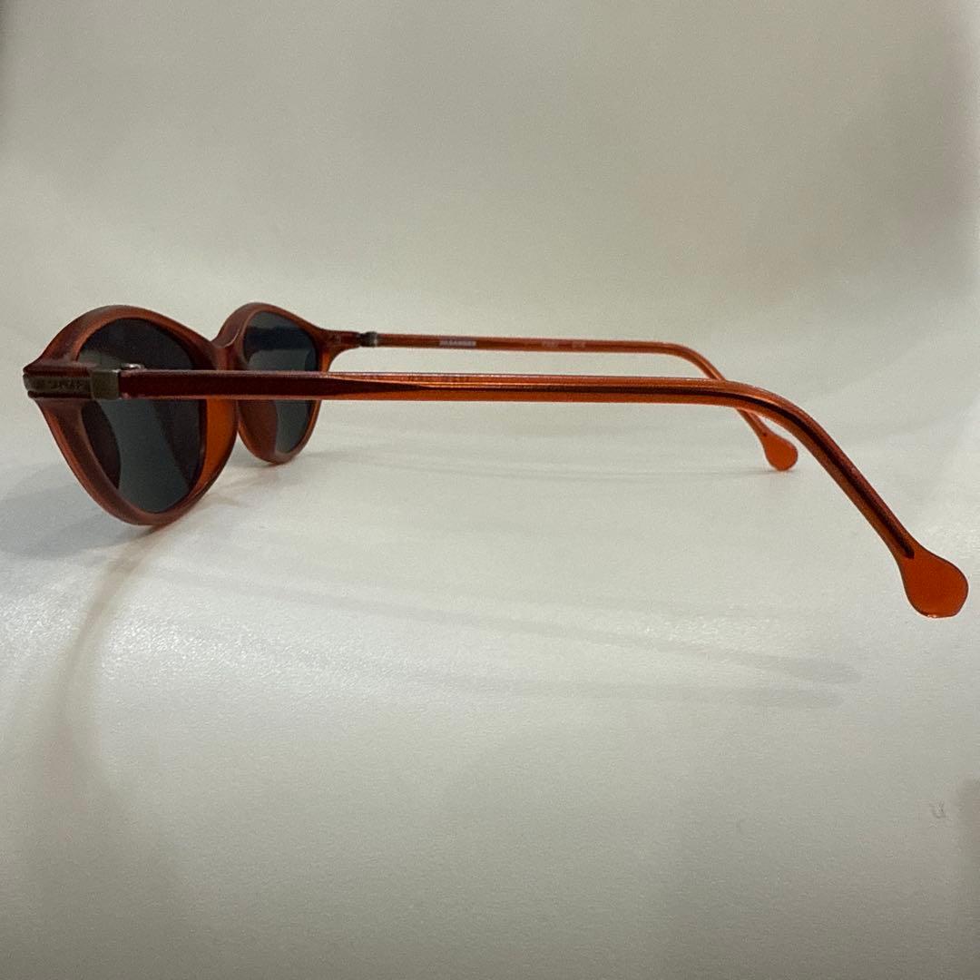 JIL SANDER オレンジ キャットアイ サングラス