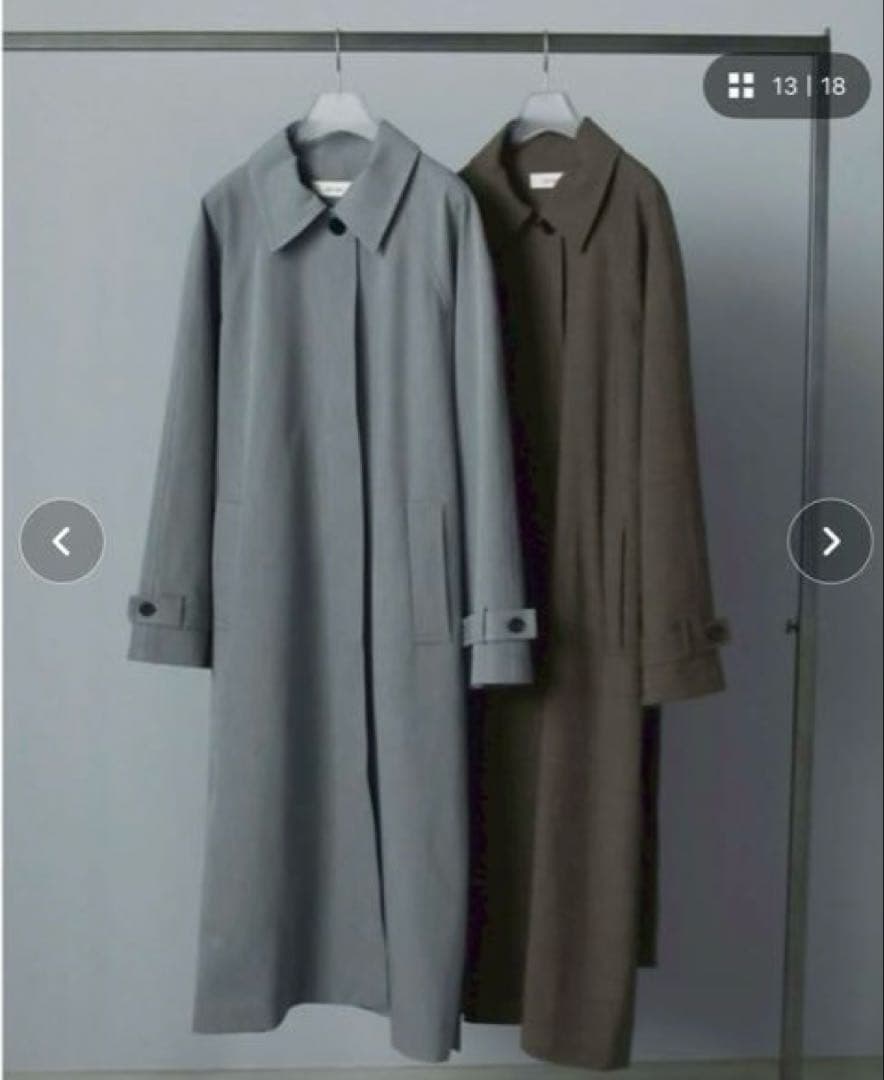anuke アンヌーク　Soutiencollar Raglan Coat