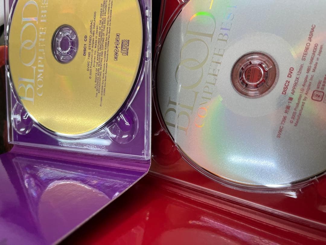 DVD BLOOD+ 全13巻セット　BOX付CD COMPLETE BEST