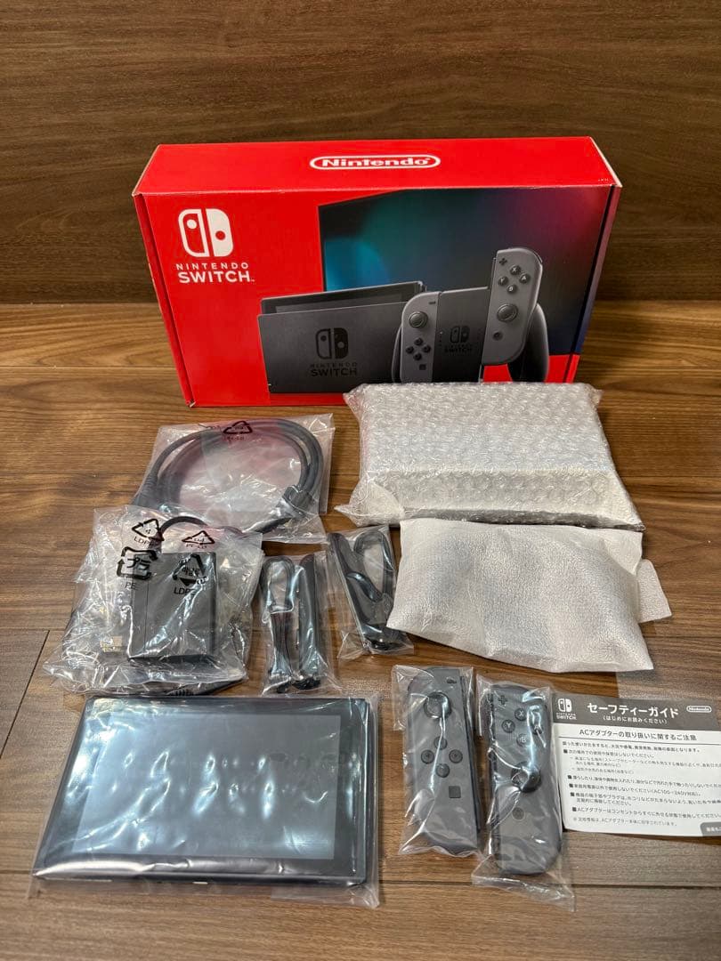【セット】Nintendo Switch グレー 本体 Proコントローラー