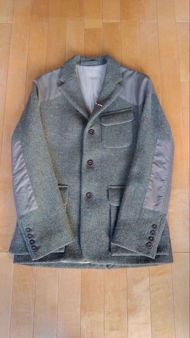 極美品 Nigel Cabourn×Harris Tweed マロリージャケット