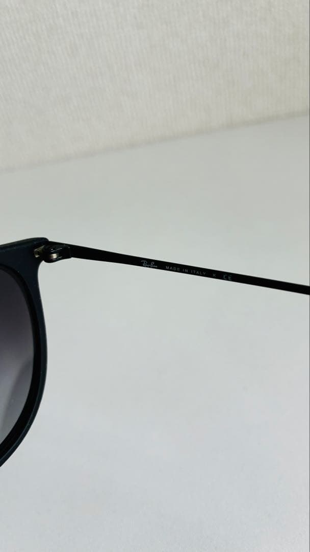 Ray-Ban 人気モデル「ERIKA」 ブラックサングラス ケース付き