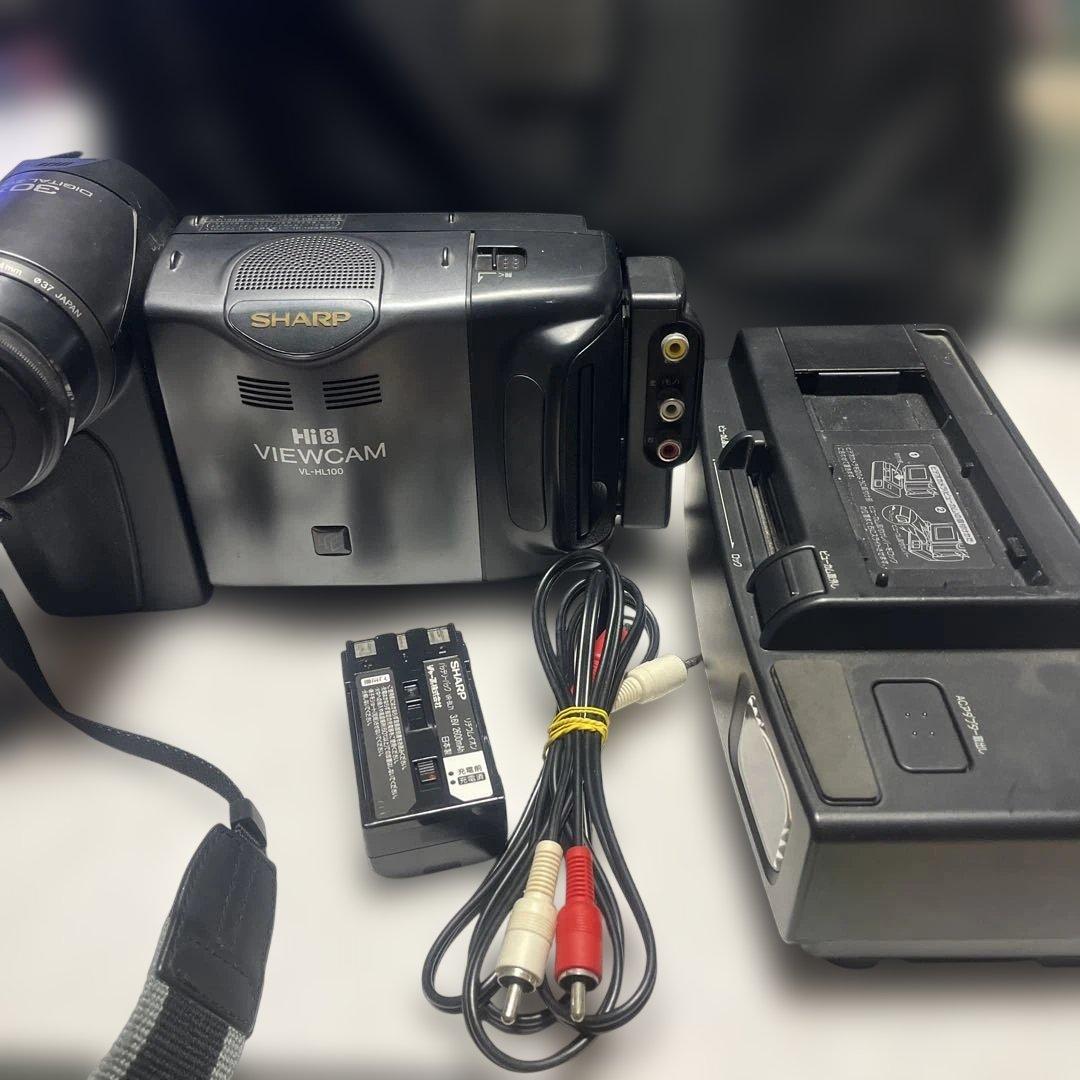 SHARP VideoHi8 ビデオカメラ　VL-HL100 ②