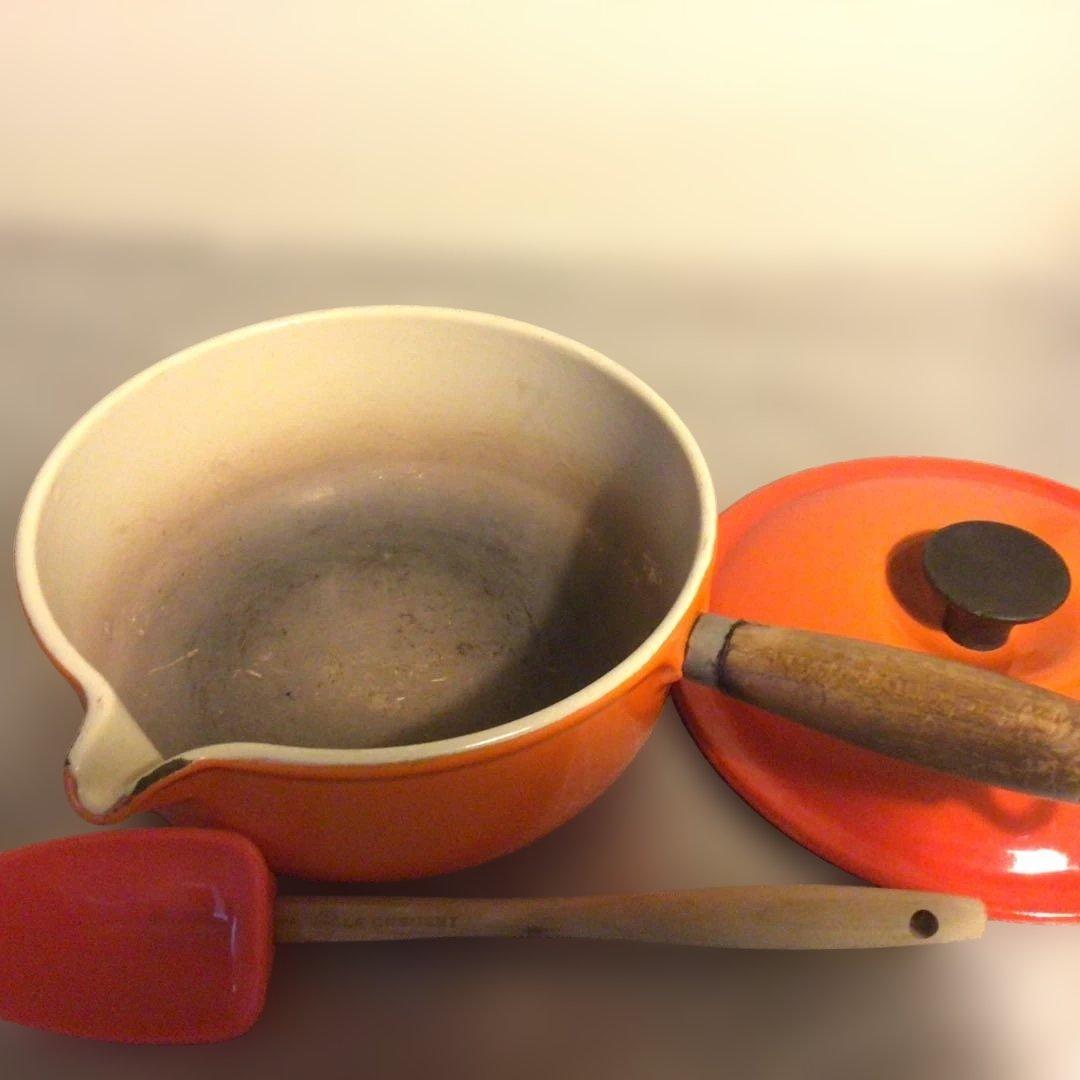『ビンテージ』Le Creuset 片手鍋 ミルクパン 20cm ヴィンテージ