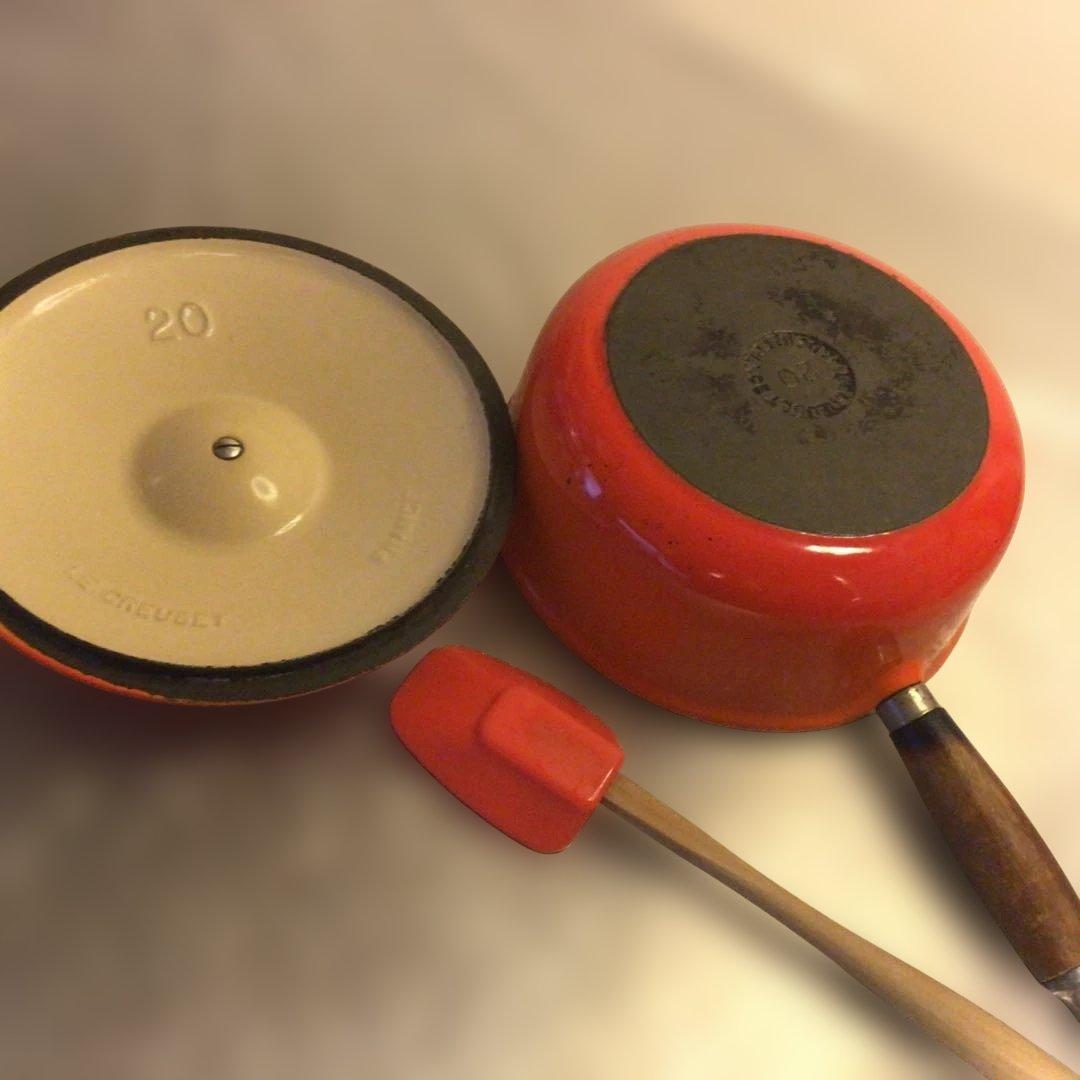 『ビンテージ』Le Creuset 片手鍋 ミルクパン 20cm ヴィンテージ