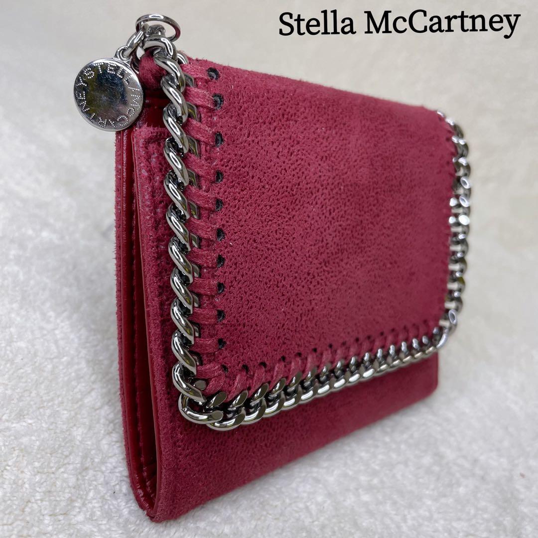 Stella McCartney ステラマッカートニー 三つ折り財布 ボルドー赤