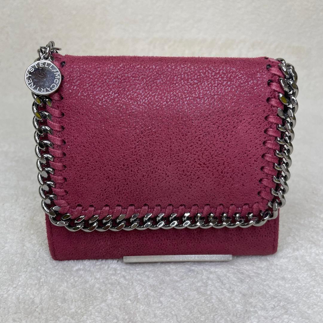 Stella McCartney ステラマッカートニー 三つ折り財布 ボルドー赤