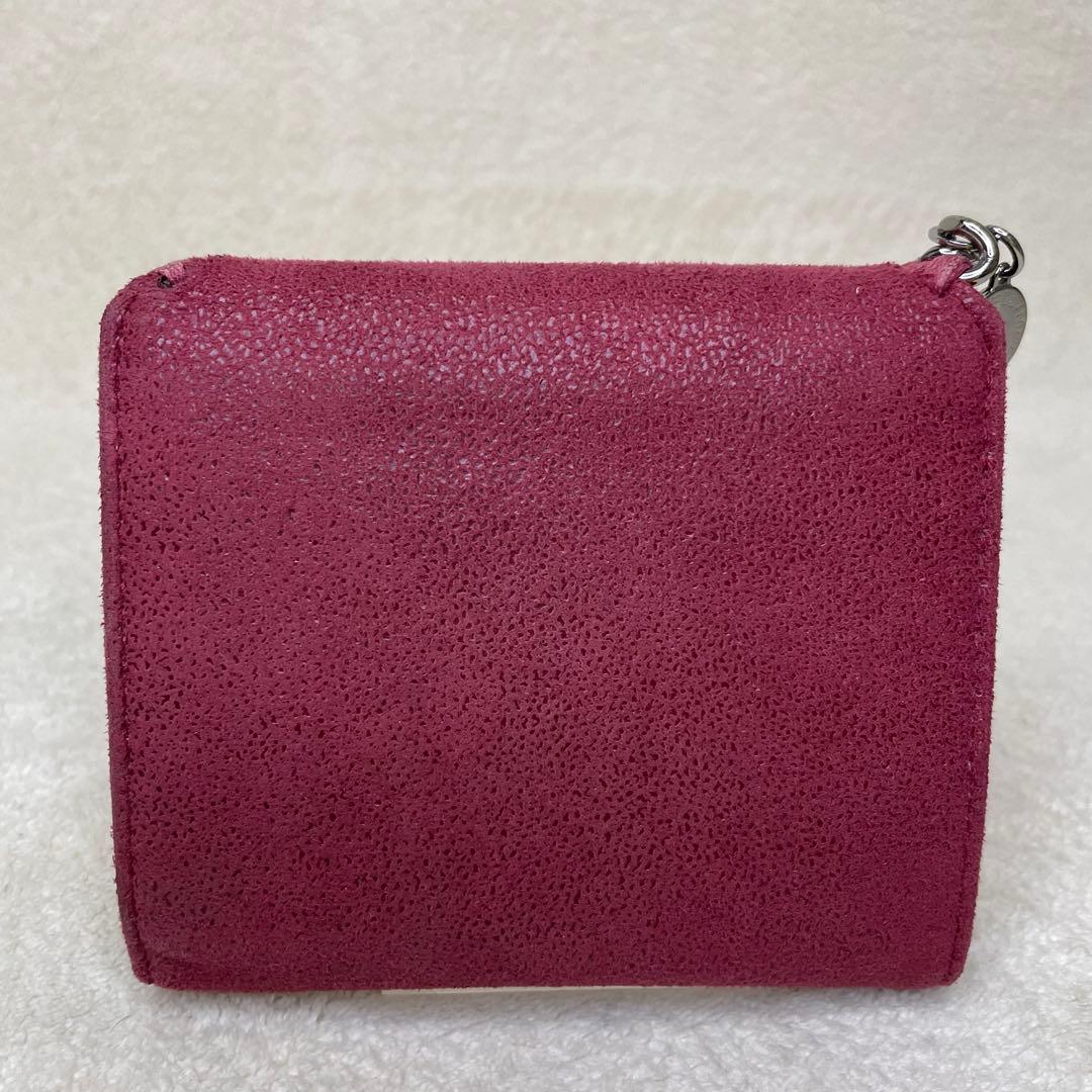 Stella McCartney ステラマッカートニー 三つ折り財布 ボルドー赤