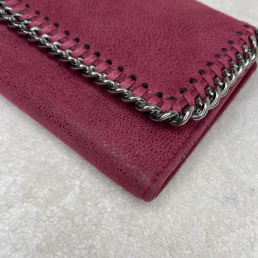 Stella McCartney ステラマッカートニー 三つ折り財布 ボルドー赤