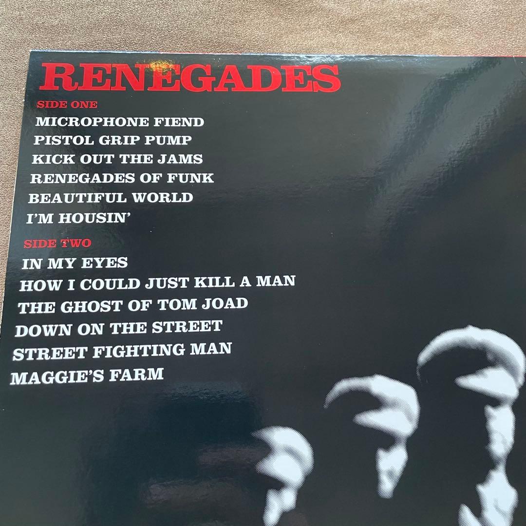 Rage Against The Machine Renegades オリジナル