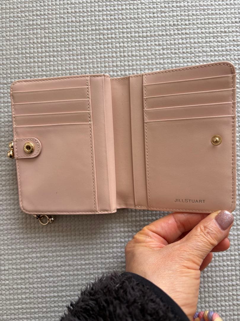 JILL STUART 二つ折り財布 ブラック　ほぼ未使用　箱無し