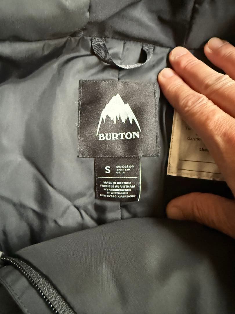 BURTON、上下セット、サイズS