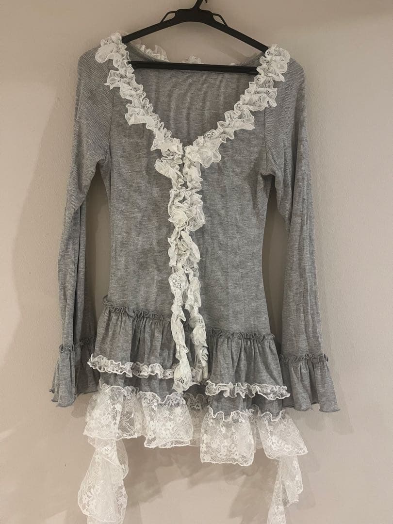 SNIDEL ティアードフリルカットソープルオーバー
