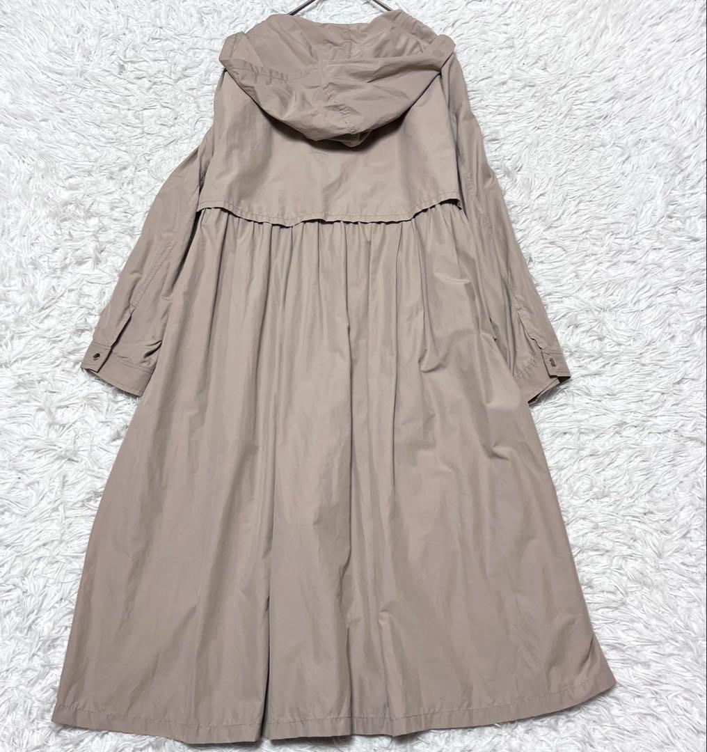 めー ！any SiS 【洗える】ロングギャザーライト モッズコートフレア
