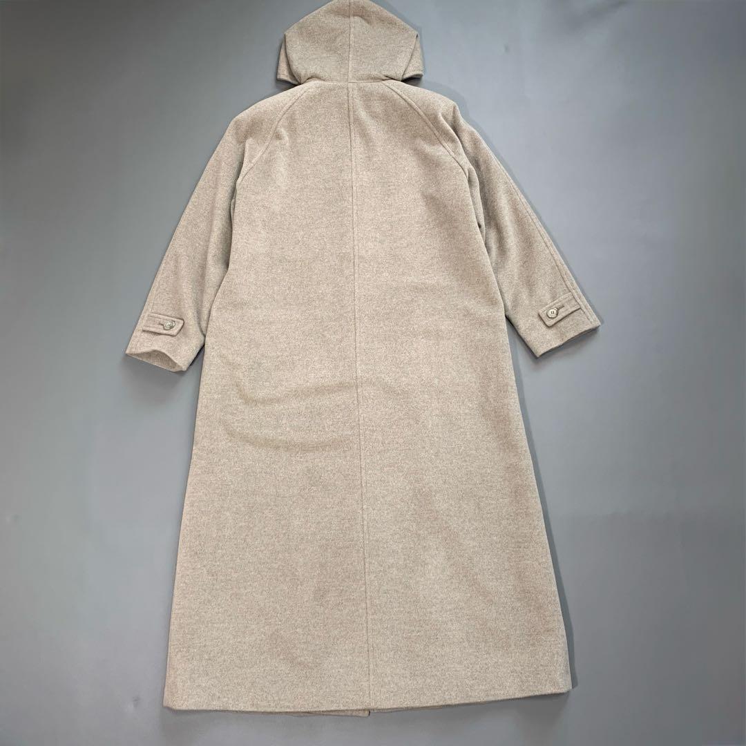 極美品 Scapa アンゴラウール フード付 ロングコート 38 日本製 M