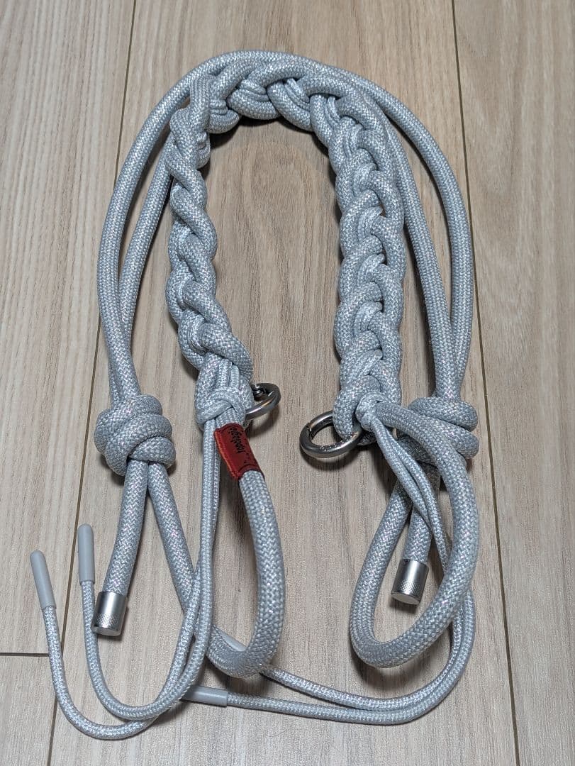 Topologie 8.0mm ブレイデッド オーロープ シルバー トポロジー
