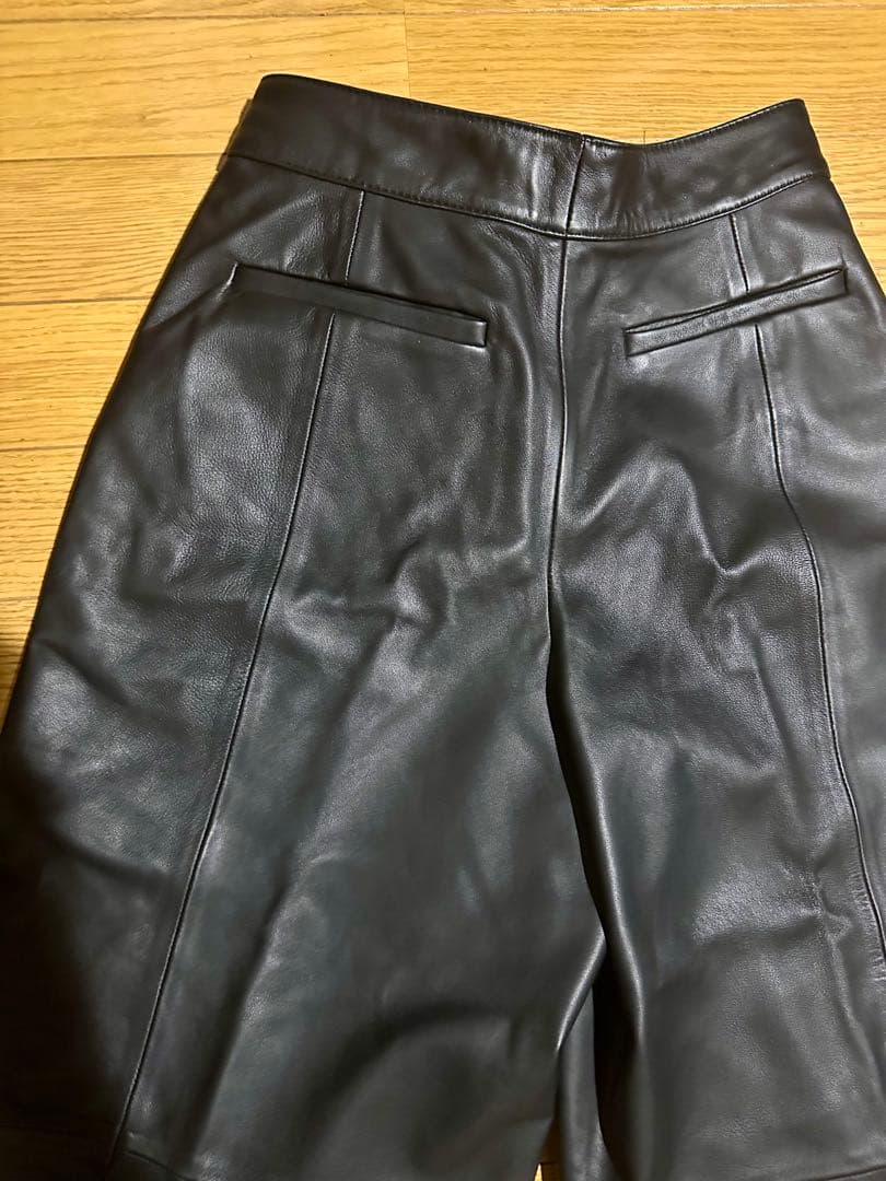 ALLSAINTS レザー　キュロットパンツ　羊革