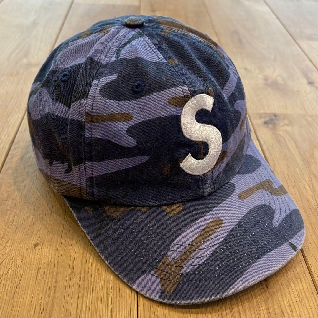 Supreme Pigment Coated S Logo 6-Panel カモ
