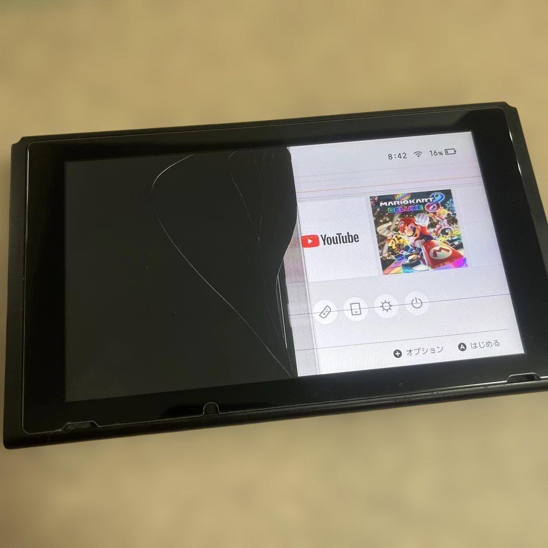 Nintendo Switch 本体 ブラック　難あり