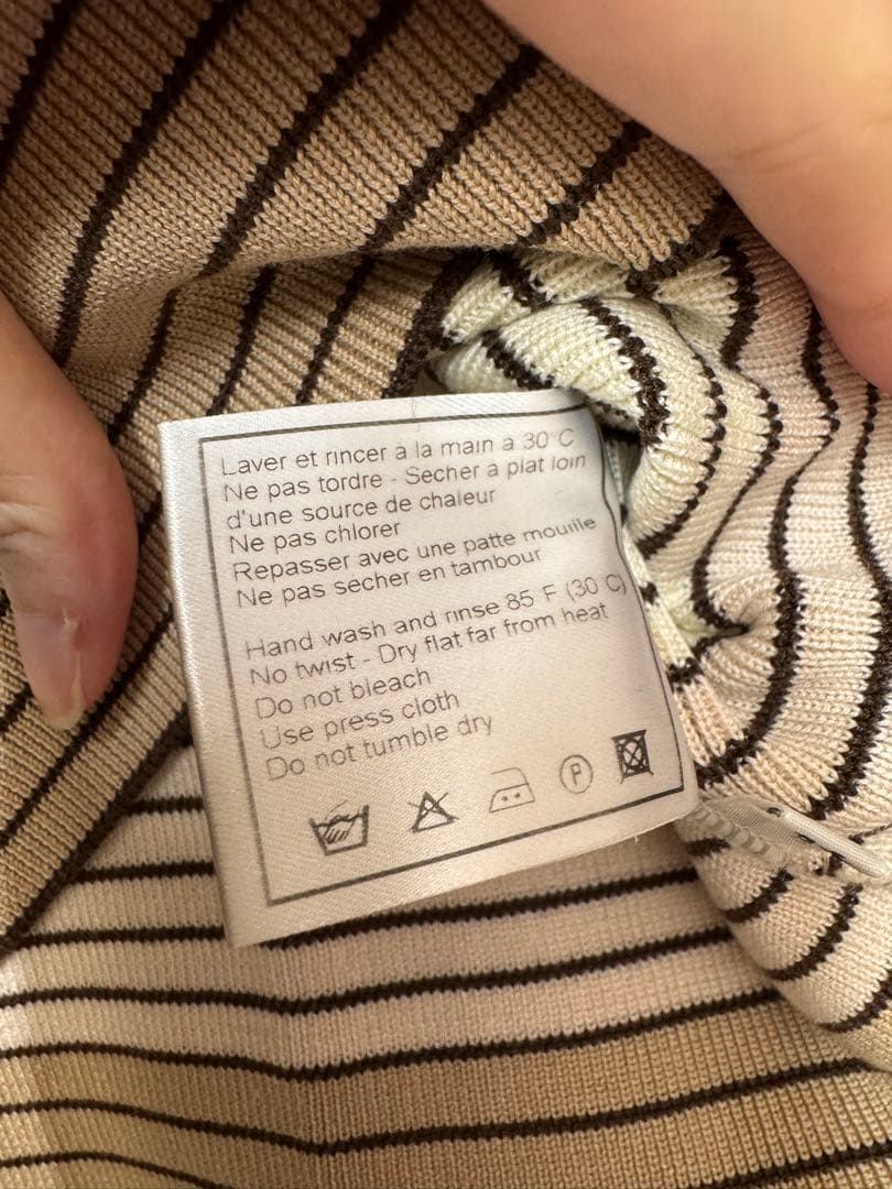 美品　ヴィンテージ　CHANEL ボーダー　トップス　ココマーク