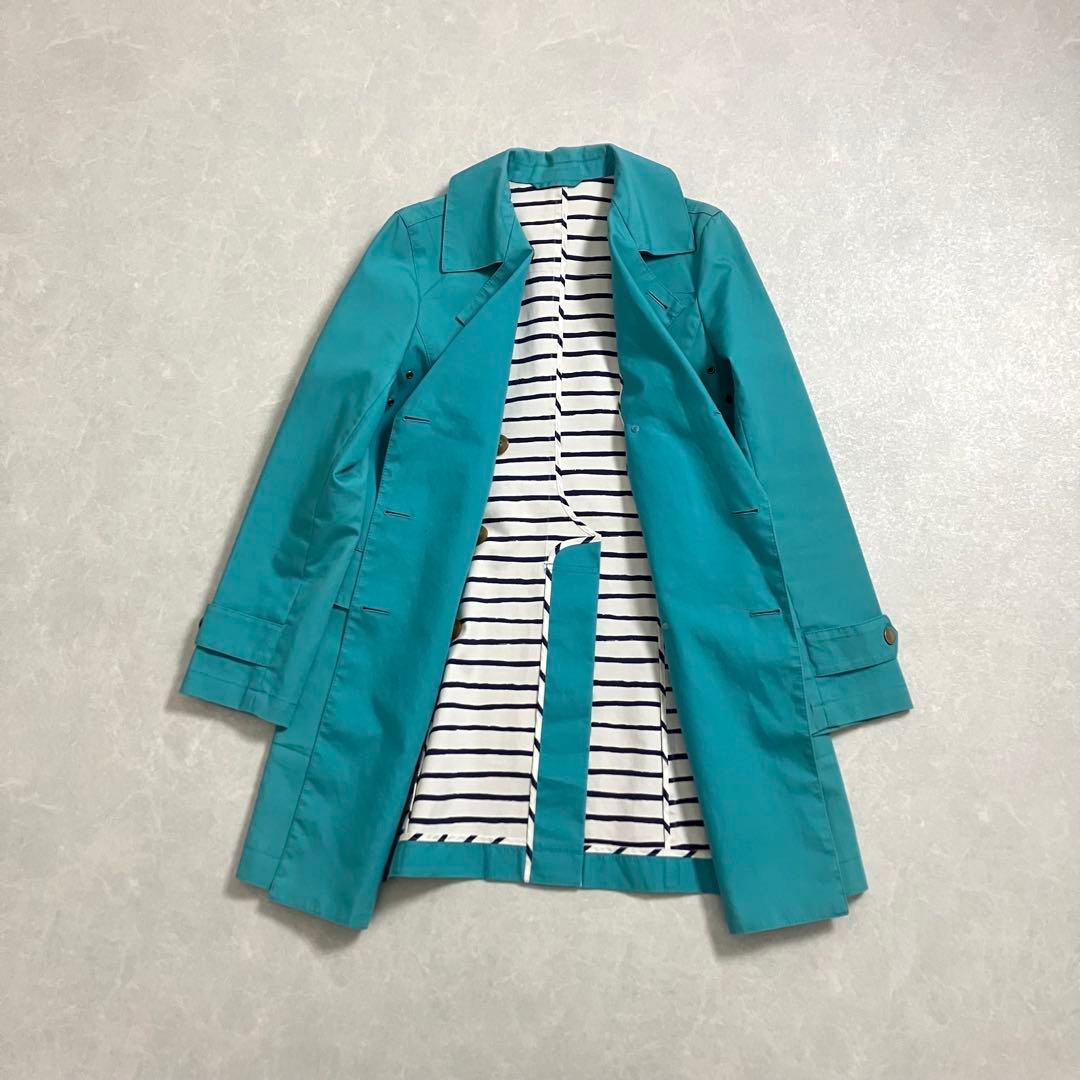MACKINTOSH PHILOSOPHY　トレンチコート　ターコイズブルー　青