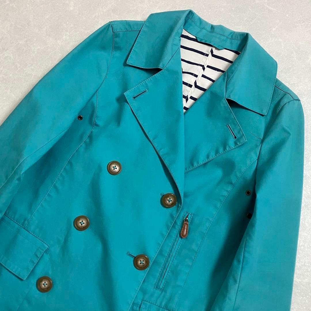 MACKINTOSH PHILOSOPHY　トレンチコート　ターコイズブルー　青