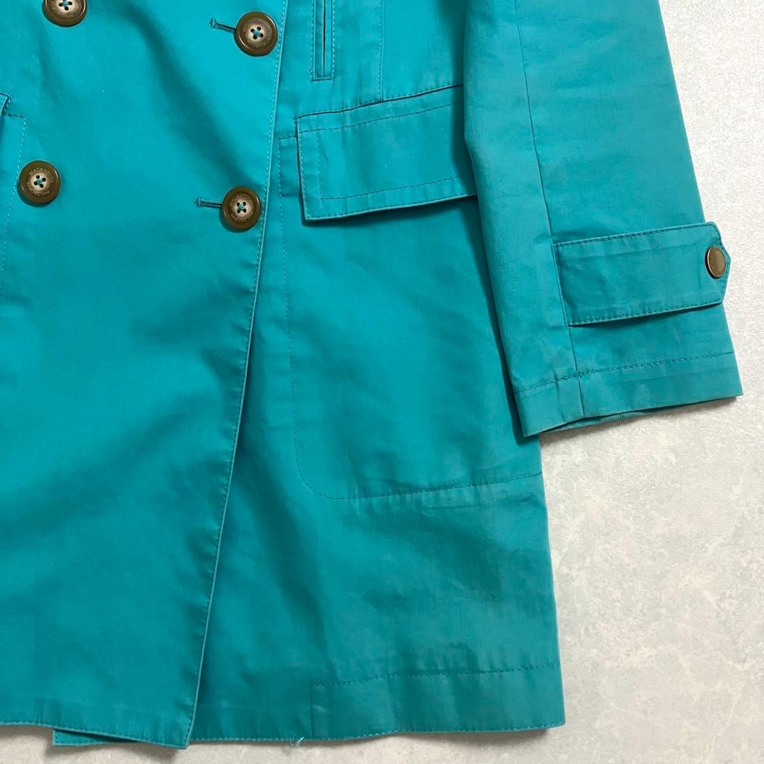 MACKINTOSH PHILOSOPHY　トレンチコート　ターコイズブルー　青