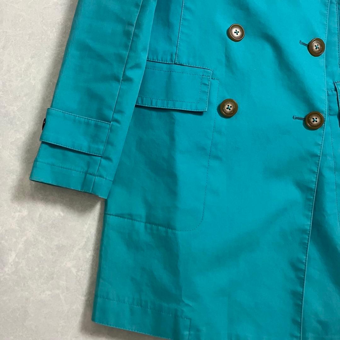 MACKINTOSH PHILOSOPHY　トレンチコート　ターコイズブルー　青