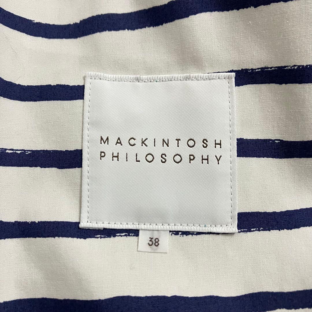 MACKINTOSH PHILOSOPHY　トレンチコート　ターコイズブルー　青