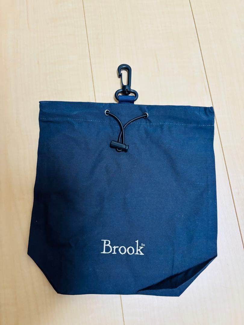 Brook ネイビー フリースベスト 収納袋付き