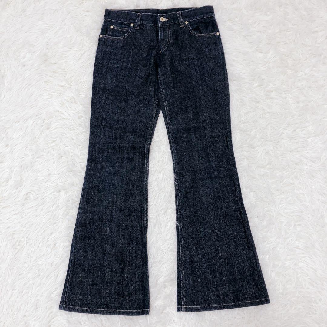美品　GUCCI　グッチ　ブーツカット　デニム　GG