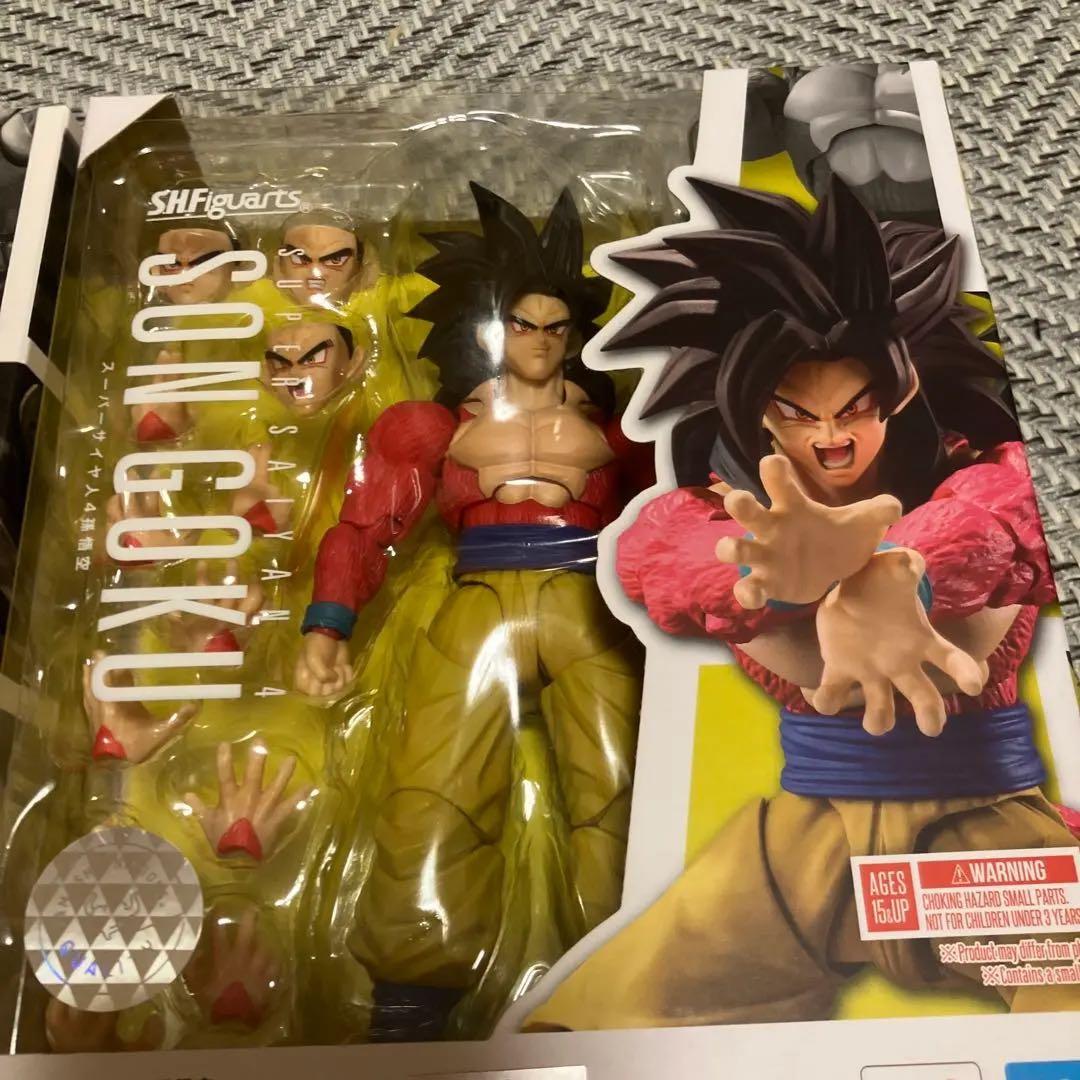 s.h.figuarts 孫悟空 ベジータ スーパーサイヤ人4 開封品