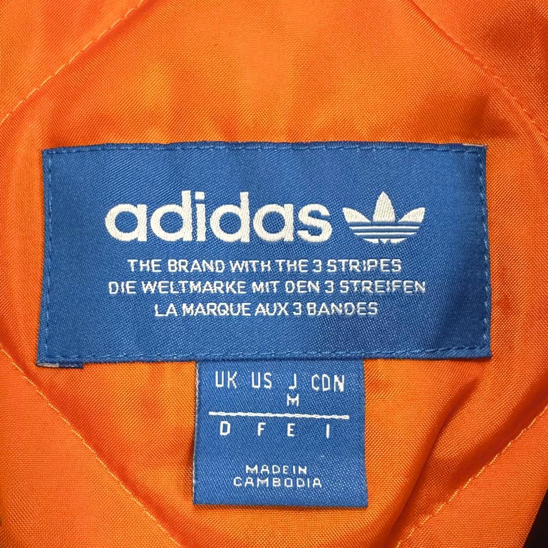 〈美品〉adidas アディダス【M】MA-1ジャケット ネイビー