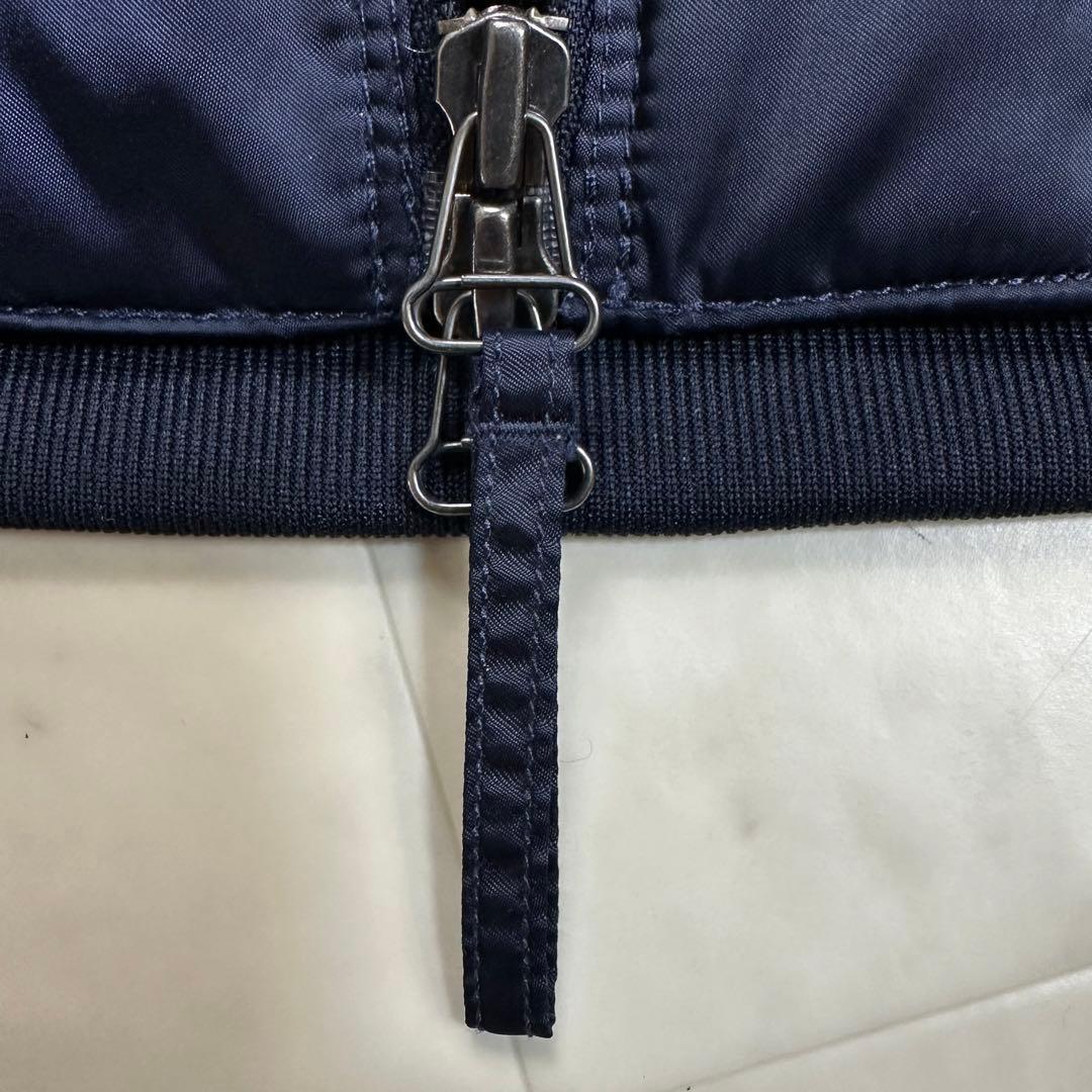 〈美品〉adidas アディダス【M】MA-1ジャケット ネイビー