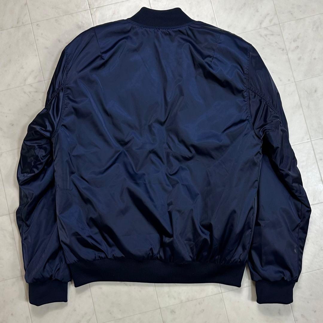 〈美品〉adidas アディダス【M】MA-1ジャケット ネイビー