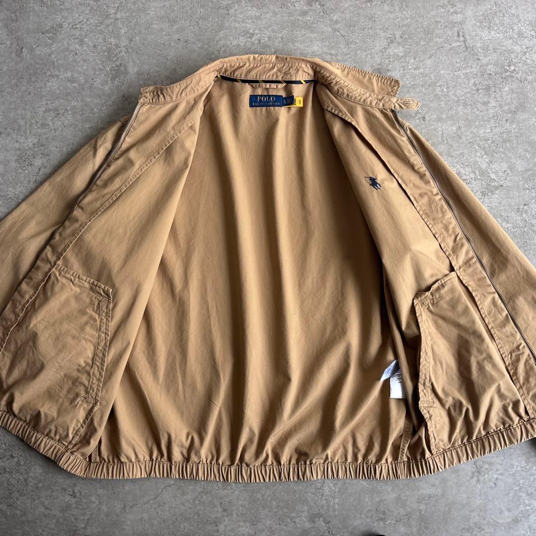 POLO RALPH LAUREN【XL】スウィングトップ 刺繍ポニー ベージュ