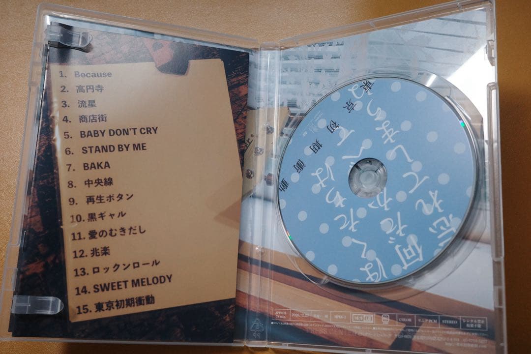 【美品】東京初期衝動 DVD ぼくたちは何だかすべて忘れてしまうね