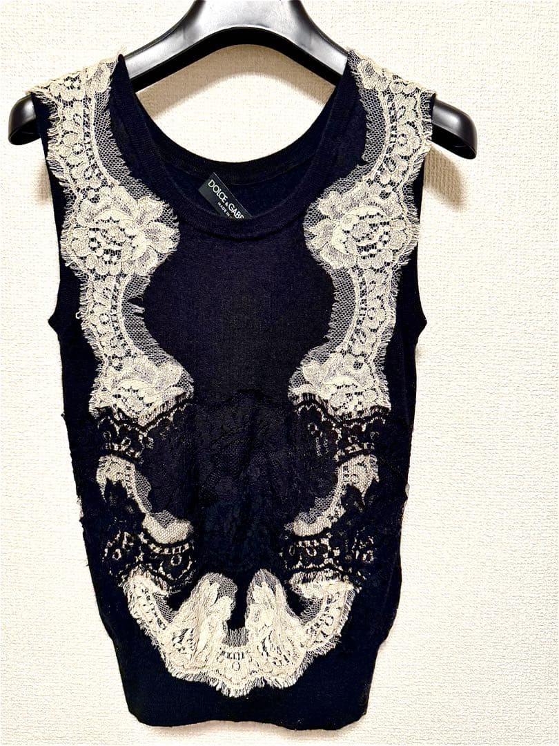 t*u様 DOLCE&GABBANA ドルガバ　カシミヤレース アンサンブル 3