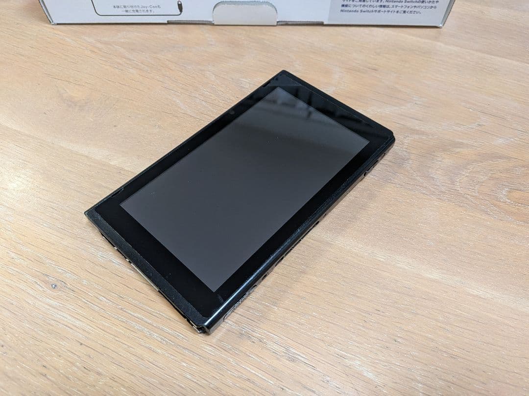 【がん帽】任天堂Switch　本体（箱・付属品付）