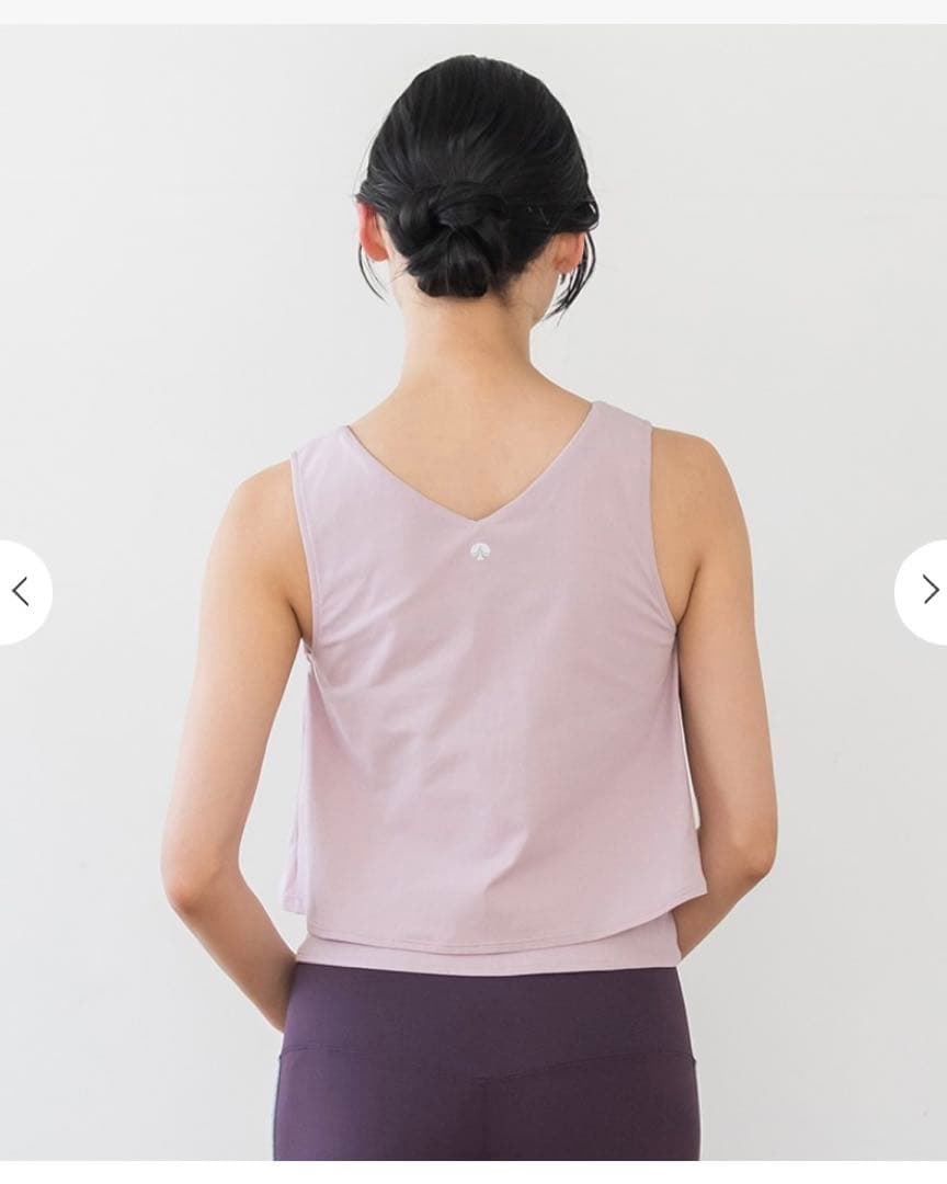 ラバ　スカーラ　カップ付きフレアタンクトップ　L
