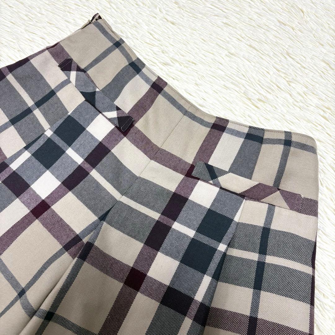 美品　バーバリーブルーレーベル　ショートパンツ　キュロット　ノバチェック　M