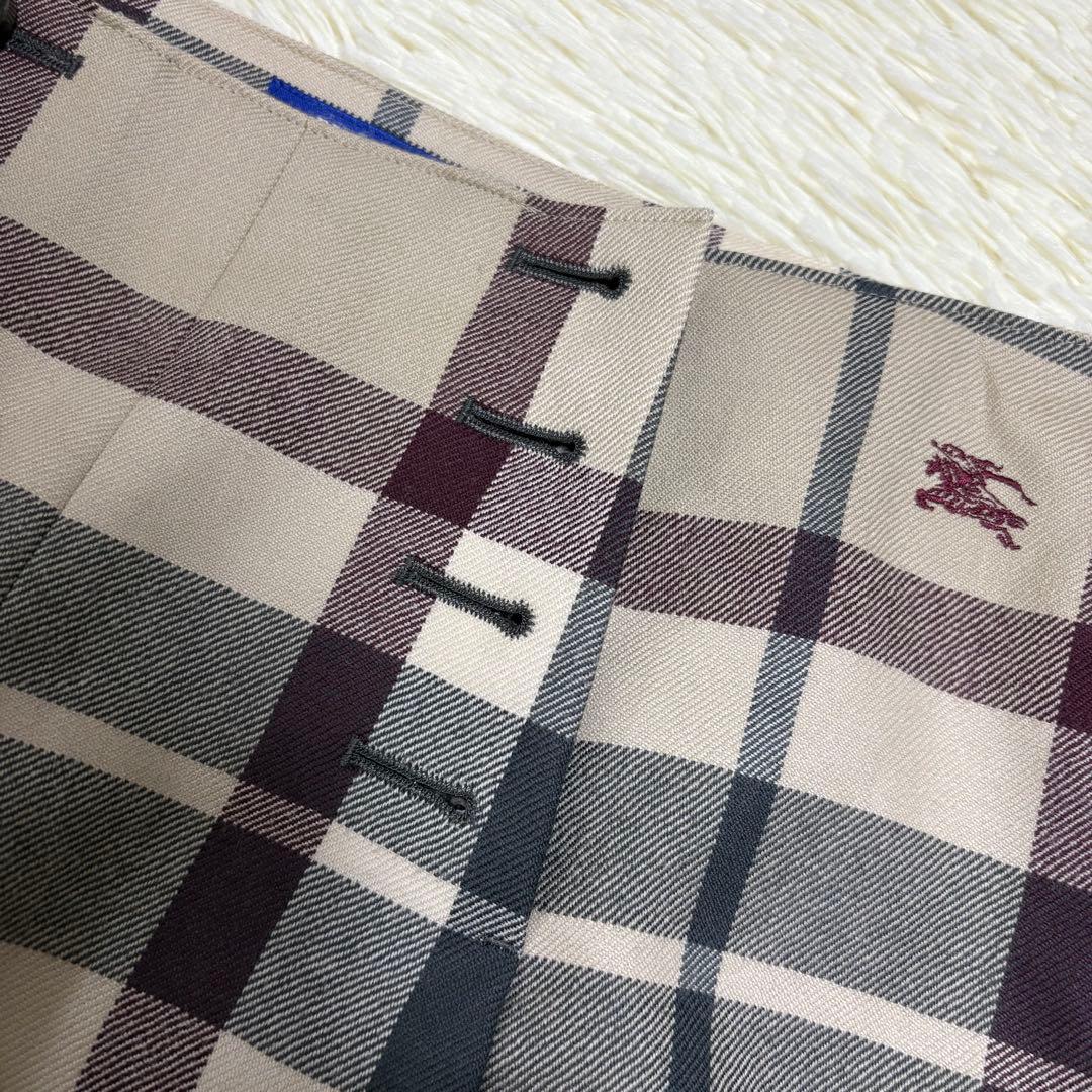 美品　バーバリーブルーレーベル　ショートパンツ　キュロット　ノバチェック　M