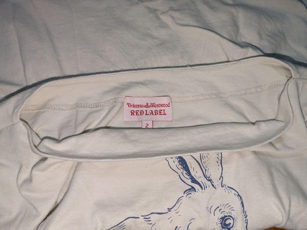 ヴィヴィアンウエストウッド　Tシャツ　半袖　うさぎ　日本製　サイズ2