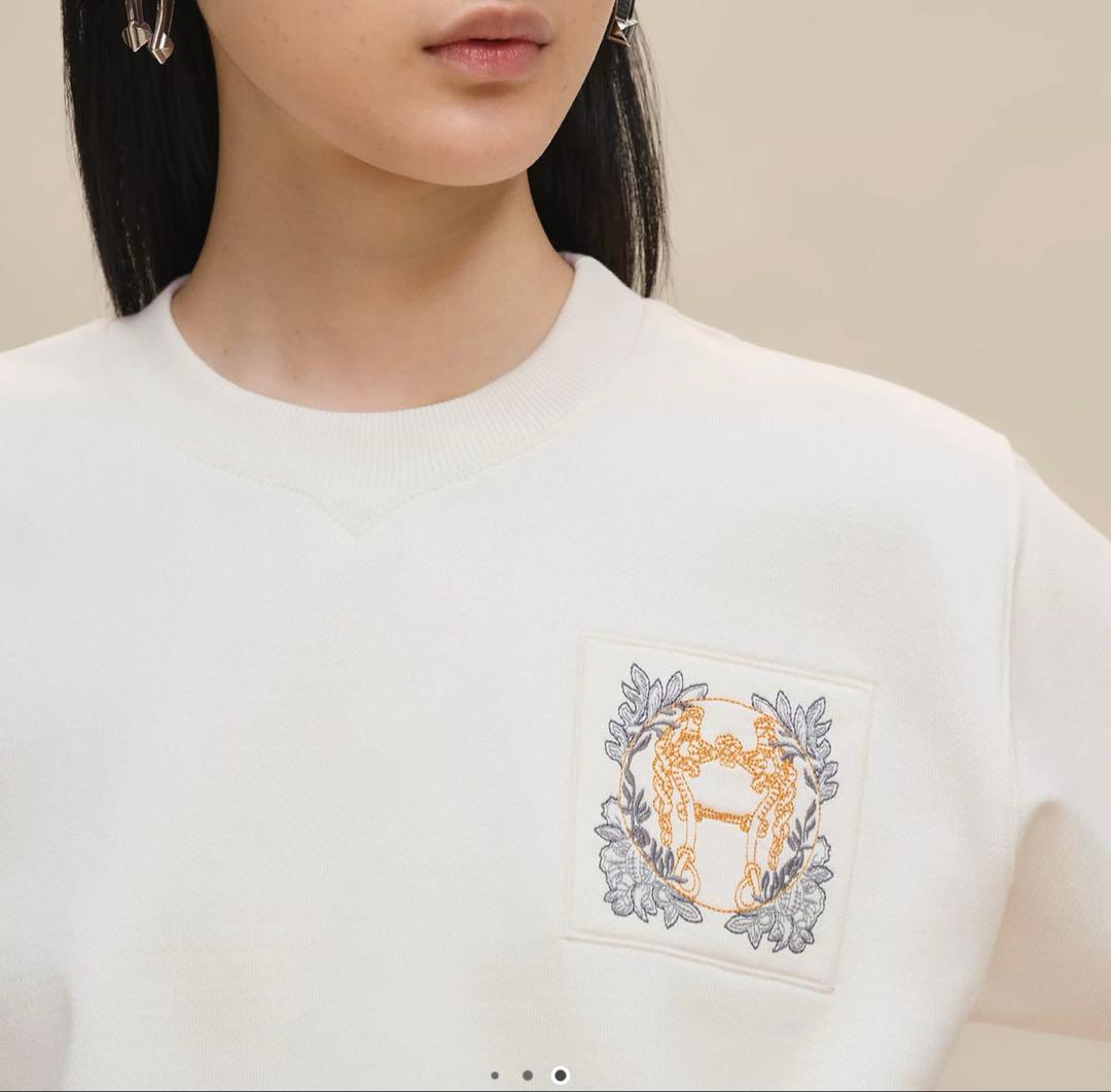 【新品未使用】ショートスリーブスウェット《デッラ・カヴァッレリア》刺繍