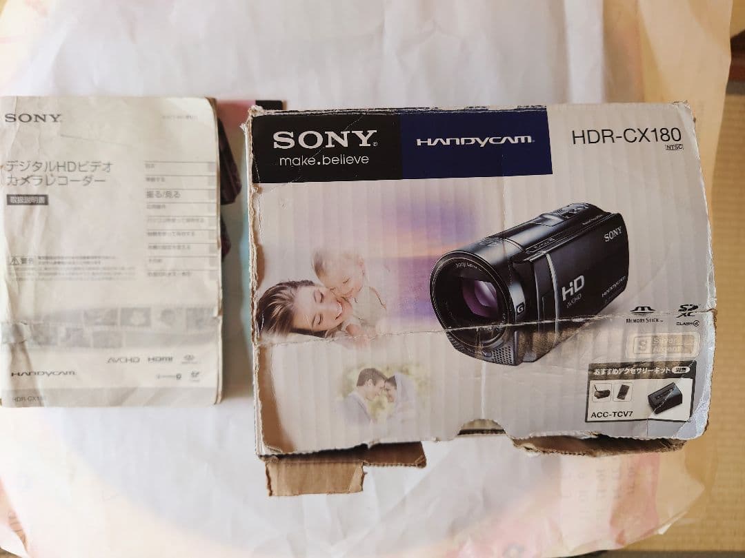 SONY HDR-CX180 ビデオカメラ （動作確認済）
