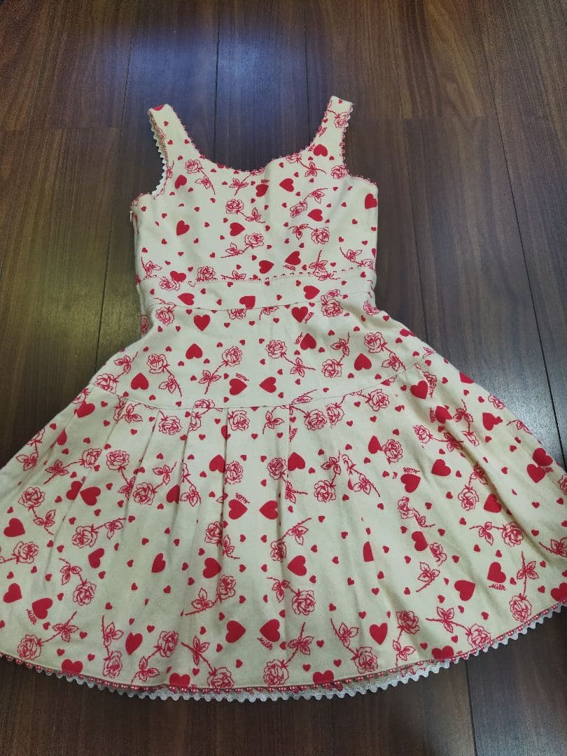 試着のみ♪美品 MILK バラ ハート ワンピース