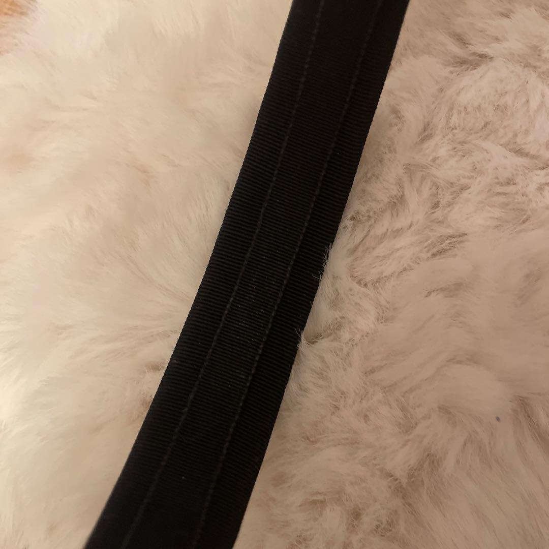 フェラガモ Ferragamo カチューシャ ヴァラ リボン ゴールド金具