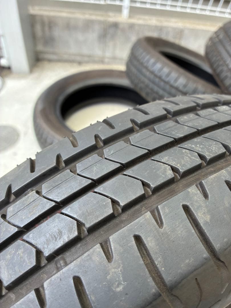 送料込み155/65r14BRIDGESTONE NEWNO4本セットバリ山