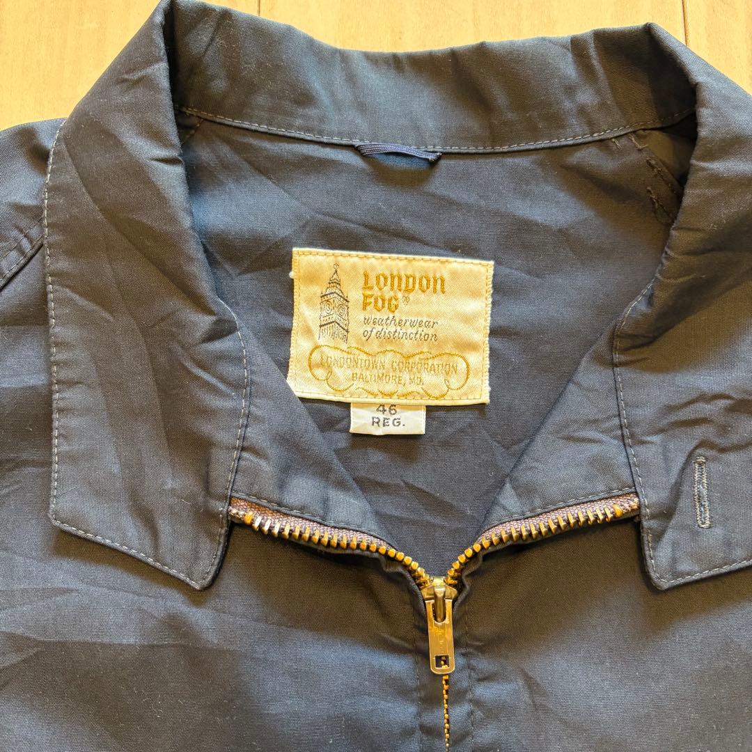 【破格】70s vintage London Fog スウィングトップ　ネイビー